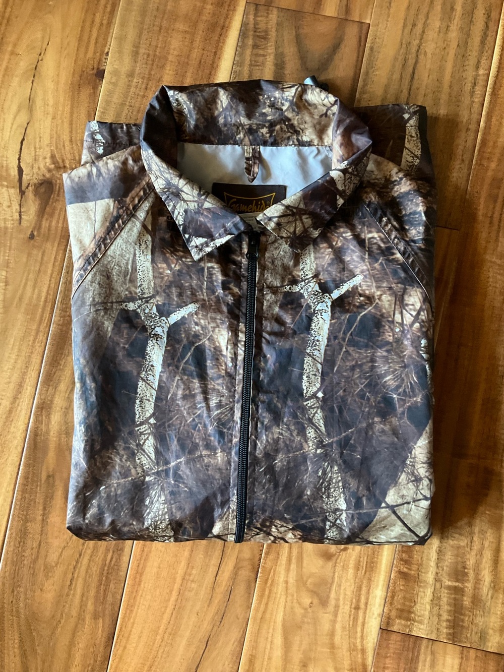 Gamehide Naked North Camo Rain Jacket Uninsulated Size M